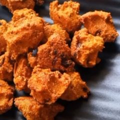 A picture of Bajre Ke Pakore (pearl millet pakoda).