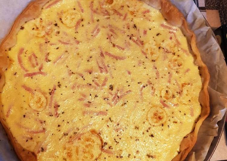 Voici la recette Quiche Lorraine à la maison