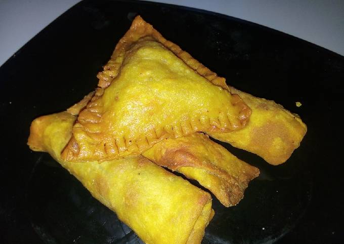 Spring rolls & Samosa