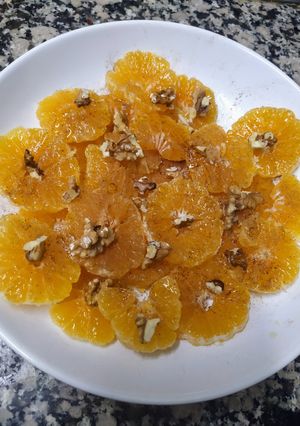 Una foto de Ensalada de mandarinas
