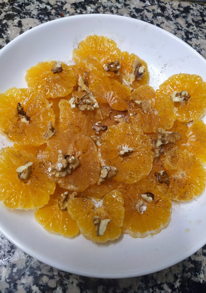 Una foto de Ensalada de mandarinas