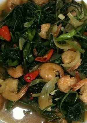 Foto resep Kangkung Tumis Udang