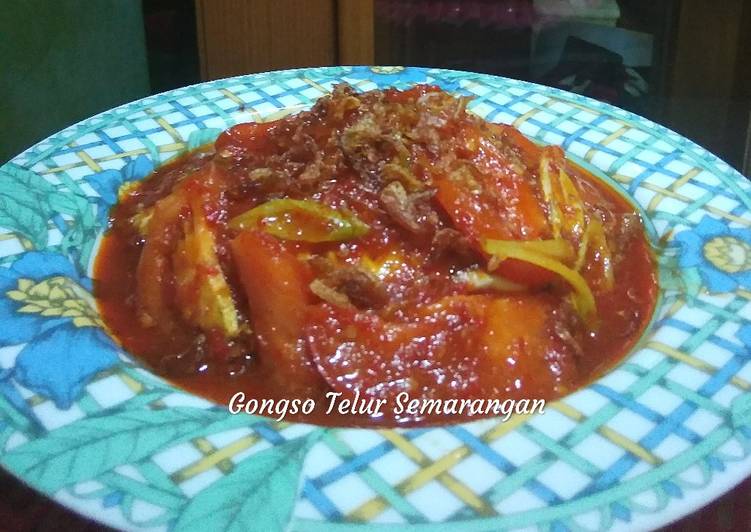 Bumbu Gongso Telur Semarangan | Resep Bumbu Gongso Telur Semarangan Yang Enak dan Simpel