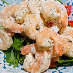 A picture of Summer Shrimp 🍤 Salad 🥗.