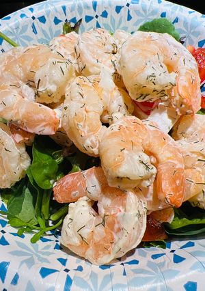 A picture of Summer Shrimp 🍤 Salad 🥗.