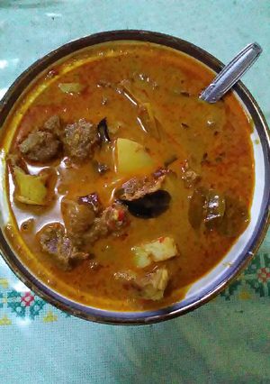 Foto resep Kari daging kental ekstra pedas