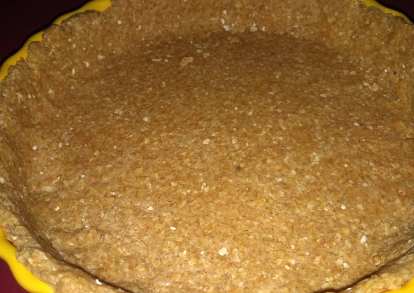 Masa de tarta saludable sin harinas refinadas