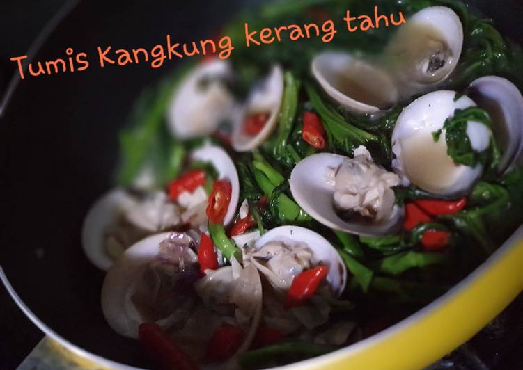 Tumis Kangkung Kerang Tahu