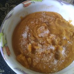 A picture of Sooji ka halwa.