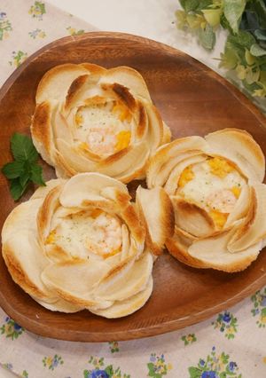 美美的「玫瑰花吐司」可甜可鹹♡ 的食譜成品照片
