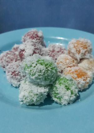 Foto resep Klepon Pelangi