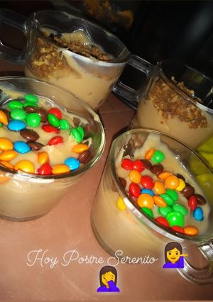 Una foto de Postre serenito