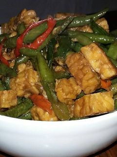 Foto resep Tumis Tempe & Kacang Panjang