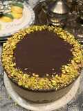 Tarta de Queso con cobertura de Chocolate Dubái!!