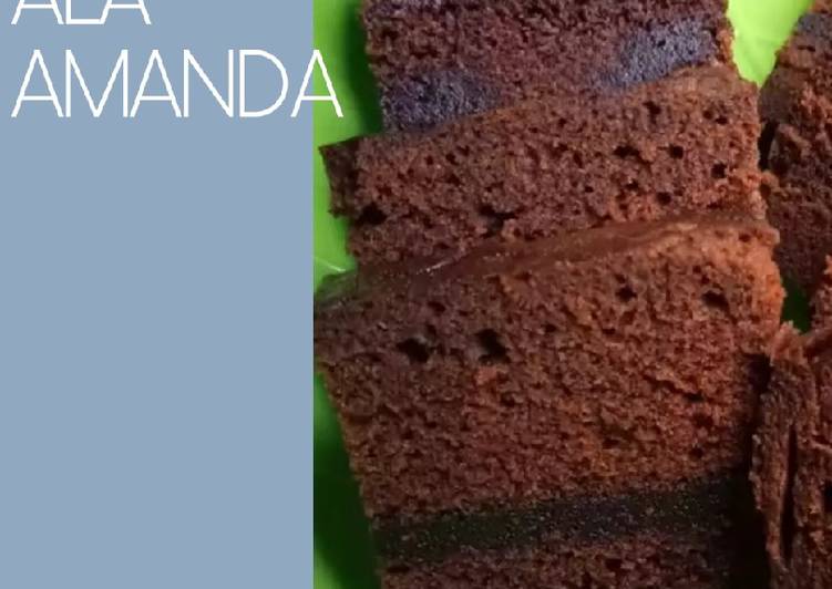 Resep Brownies Kukus (amanda homemade) Jadi, Bikin Ngiler