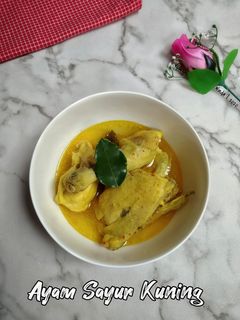 Foto resep 20. Ayam Sayur Kuning