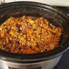 A picture of Heart Healthy Turkey Chili - Slow Cooker.