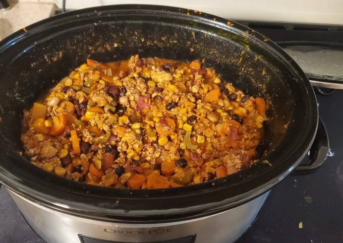 Crockpot Turkey Chili • Salt & Lavender