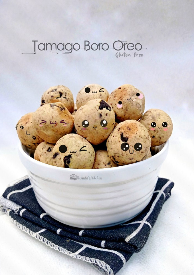 Foto resep Tamago boro Oreo gluten free