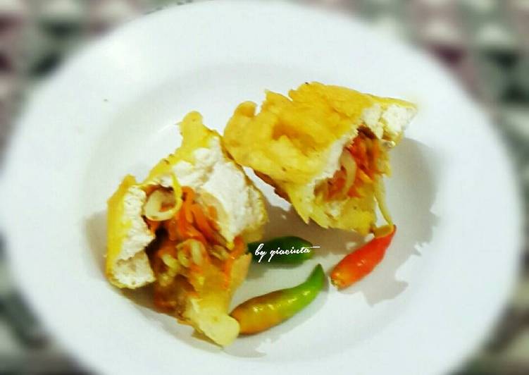 Cara Bikin Tahu isi goreng krispi, Enak