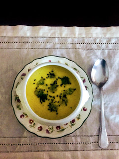 Una foto de Crema de brócoli y queso