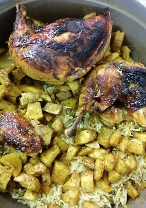 صورة لوصفة رز بالبرتقال