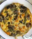 Quiche de Cogumelos, sem base