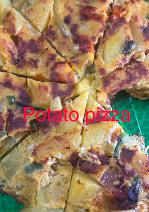 Potato pizza ainihin hoton girkin