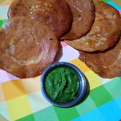 A picture of Wheat flour sweet Chillas.