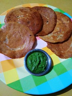 A picture of Wheat flour sweet Chillas.