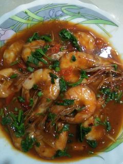 Foto resep Udang pedas saos tiram
