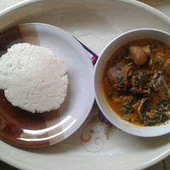 Native soup with Semo A picture of Native soup with Semo.