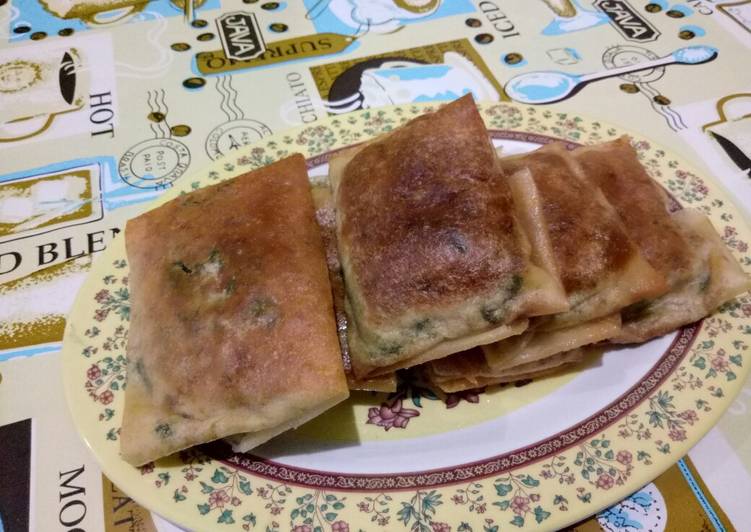 Martabak telur kornet