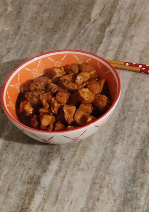 Una foto de Pollo teriyaki (versión libre)