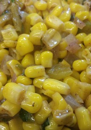A picture of Corn w/ Coconut & Green Chiles #2 .