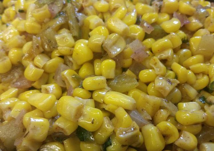 Corn w/ Coconut &amp; Green Chiles #2