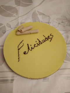 Una foto de Tarta de natillas con Thermomix