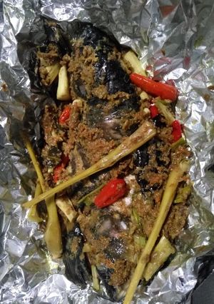 Foto resep Pepes ikan Mas bumbu sederhana