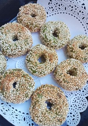 Foto resep Donat Pisang Wijen