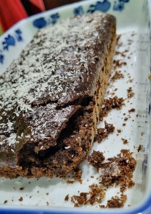 Una foto de Budín de harina de algarroba tostada 🌿