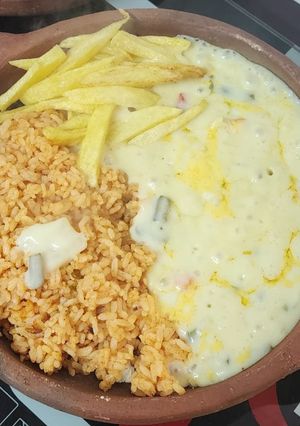 A picture of Italian sizzler.