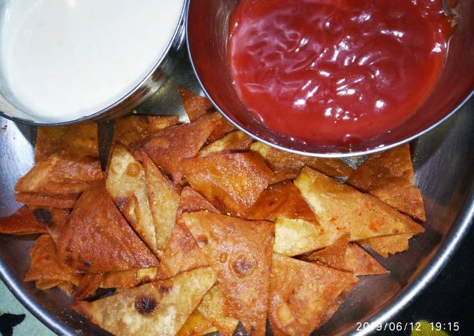 Easiest Way to Prepare Any-night-of-the-week Leftover roti nachos