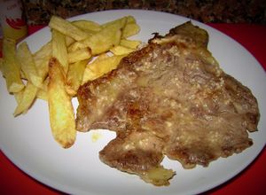 Foto principal de Costeletas a la chapa con salsa picante de ajo 🐂