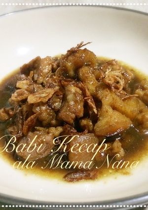 Foto resep Babi Kecap