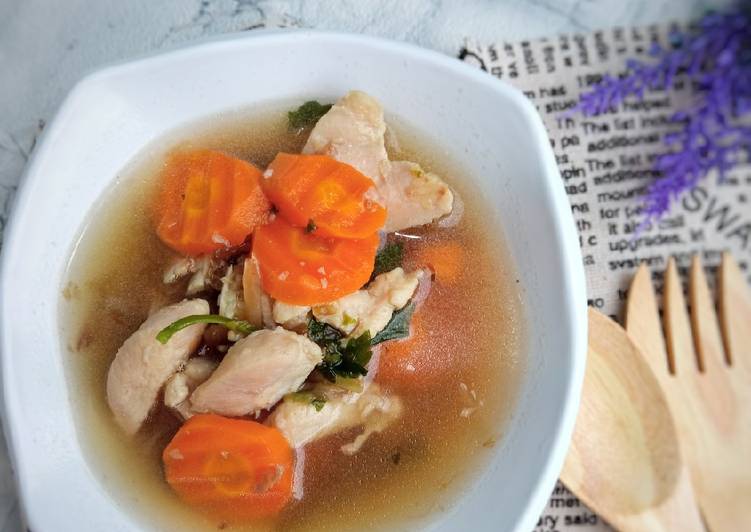 Sup Ayam Bakso  Sup Makaroni Gurih Praktis Lezat Resep Resepkoki