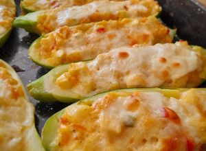 Una foto de 🥒Zucchinis rellenos🥒