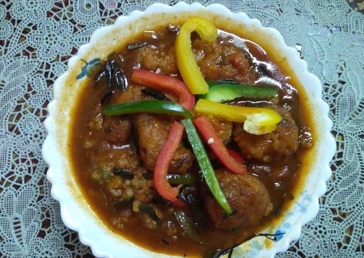 Recipe of Quick Rice ball Manchurian