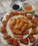 Queso frito y tequeños