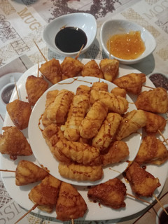 Una foto de Queso frito y tequeños