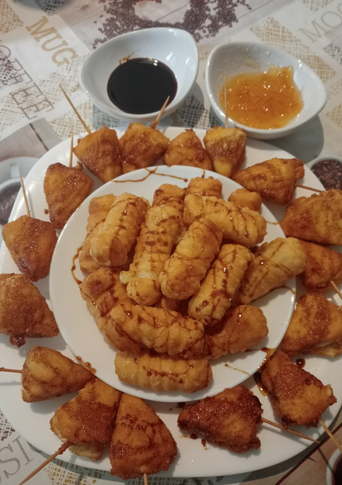 Una foto de Queso frito y tequeños